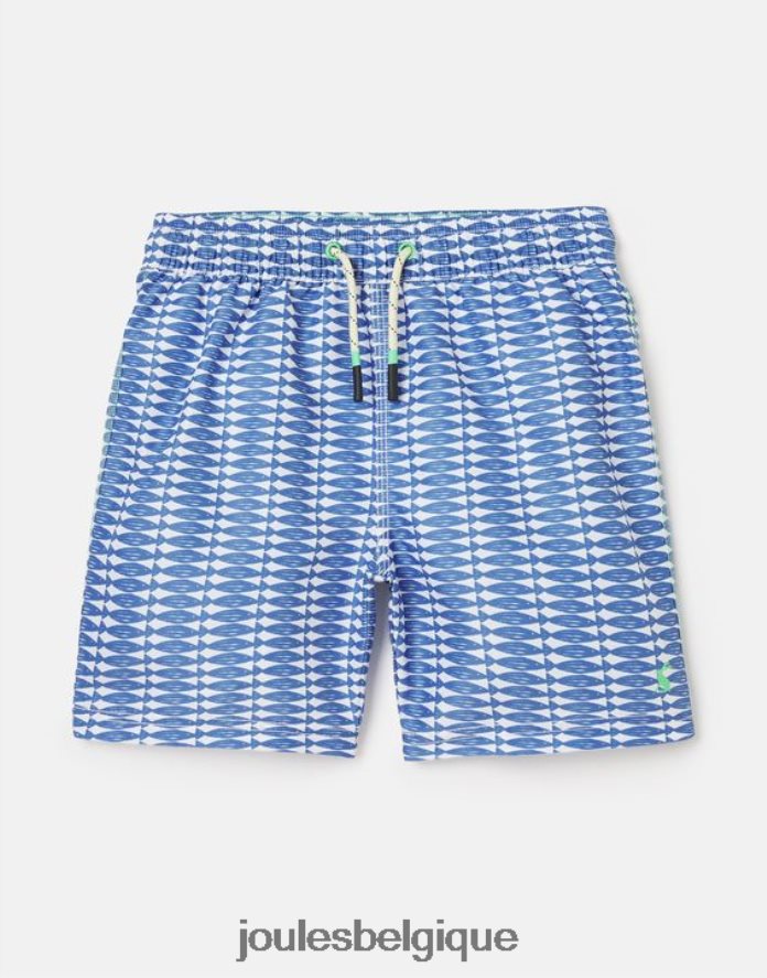 poisson bleu short de bain imprimé océan 2-12 ans bébés vêtements Joules ND0H6T356