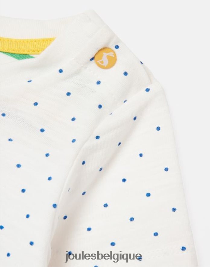 abeille tache blanche t-shirt tate artwork 0-3 ans bébés vêtements Joules ND0H6T422