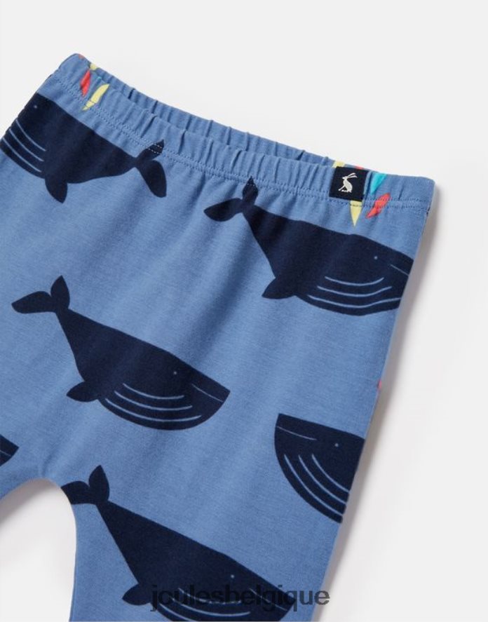baleine bleue legging en coton biologique Payton 0-3 ans garçons vêtements Joules ND0H6T396