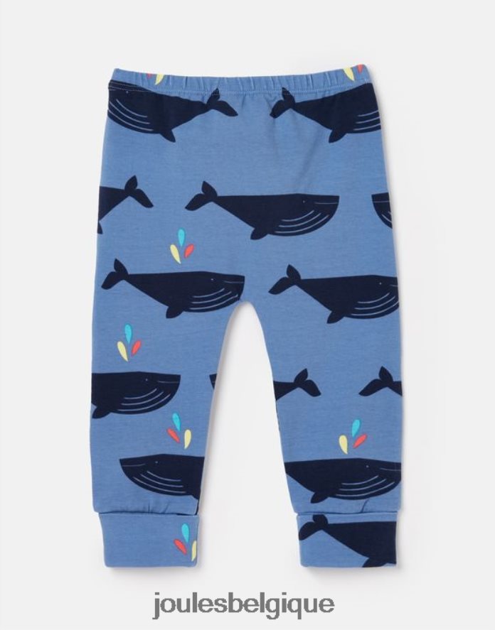 baleine bleue legging en coton biologique Payton 0-3 ans garçons vêtements Joules ND0H6T396