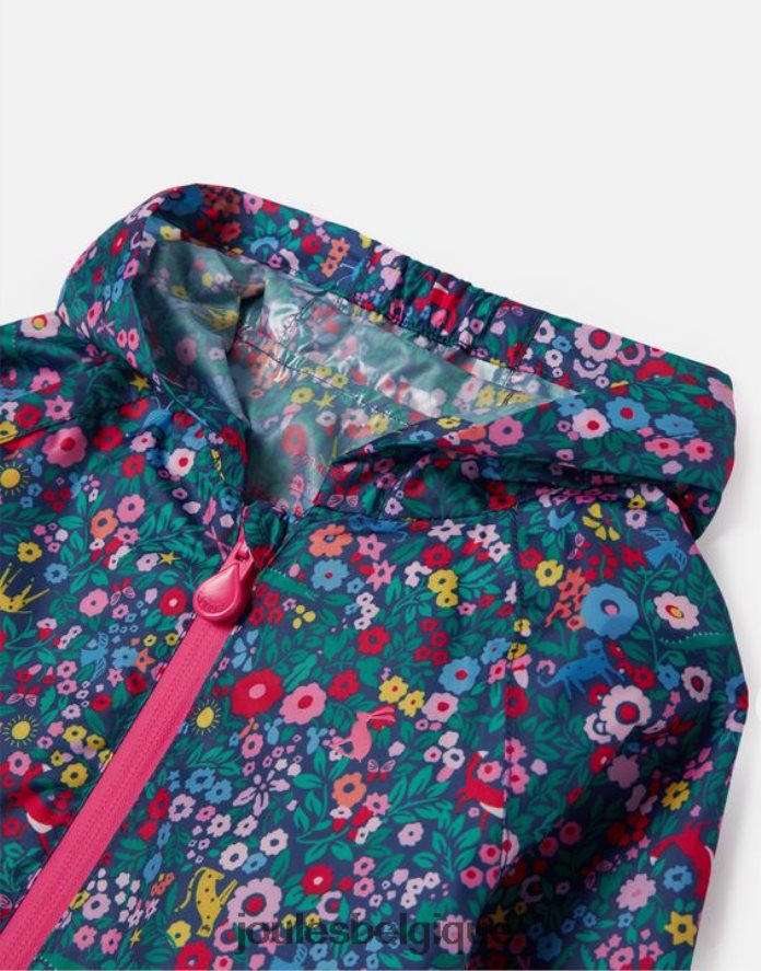 bleu arc-en-ciel puddlesuit recyclé imperméable flaque d'eau 1-3 ans garçons vêtements Joules ND0H6T412