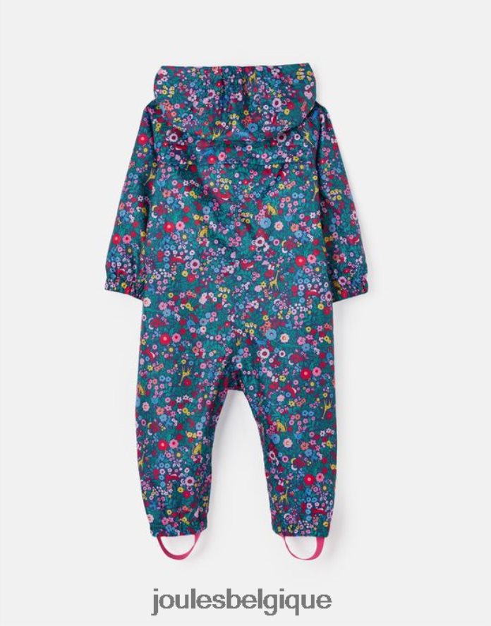 bleu arc-en-ciel puddlesuit recyclé imperméable flaque d'eau 1-3 ans garçons vêtements Joules ND0H6T412