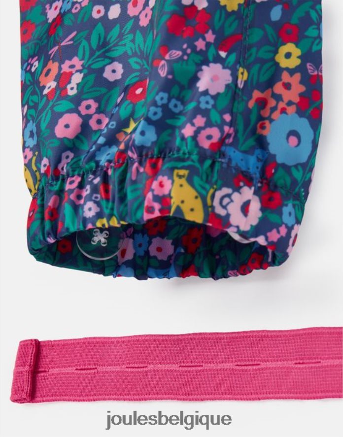 bleu arc-en-ciel puddlesuit recyclé imperméable flaque d'eau 1-3 ans garçons vêtements Joules ND0H6T412