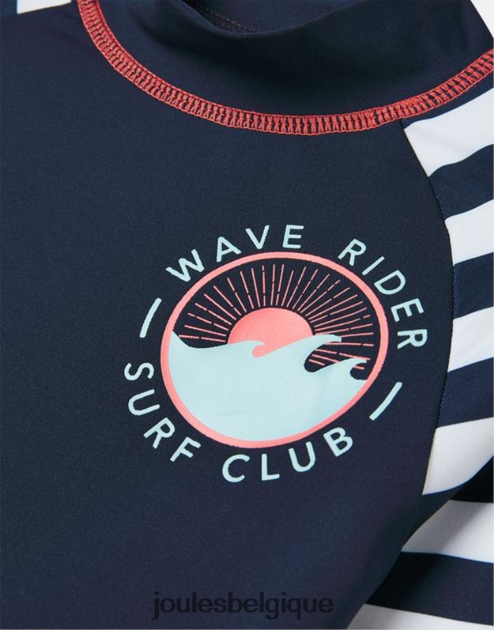cavalier de vague marine Rashguard Chase à manches longues bébés vêtements Joules ND0H6T365