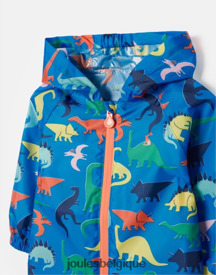 dinosaure bleu puddlesuit recyclé imperméable flaque d'eau 1-3 ans garçons vêtements Joules ND0H6T439