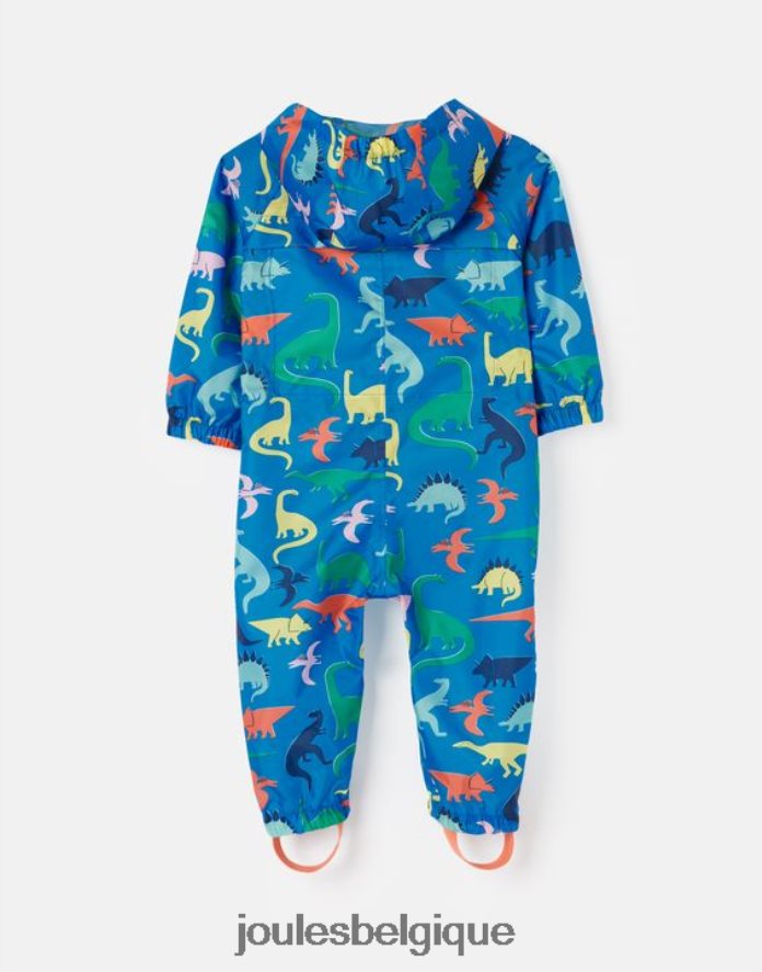 dinosaure bleu puddlesuit recyclé imperméable flaque d'eau 1-3 ans garçons vêtements Joules ND0H6T439