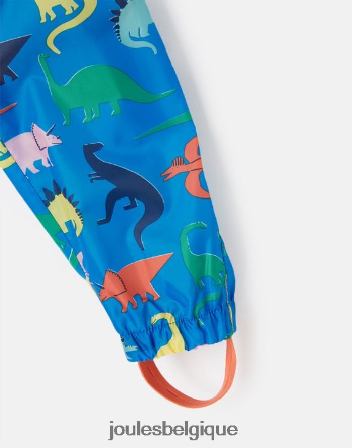dinosaure bleu puddlesuit recyclé imperméable flaque d'eau 1-3 ans garçons vêtements Joules ND0H6T439