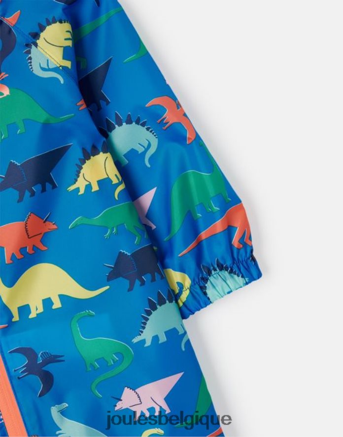 dinosaure bleu puddlesuit recyclé imperméable flaque d'eau 1-3 ans garçons vêtements Joules ND0H6T439