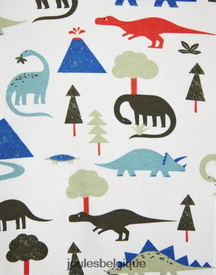 dinosaure combinaison zippée en coton biologique 0-9 mois bébés vêtements Joules ND0H6T429