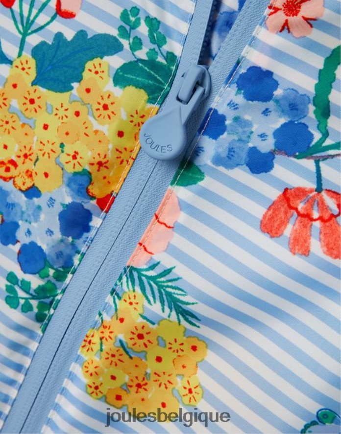 floral à rayures bleues combinaison imperméable flaque d'eau 3 mois-3 ans bébés vêtements Joules ND0H6T414