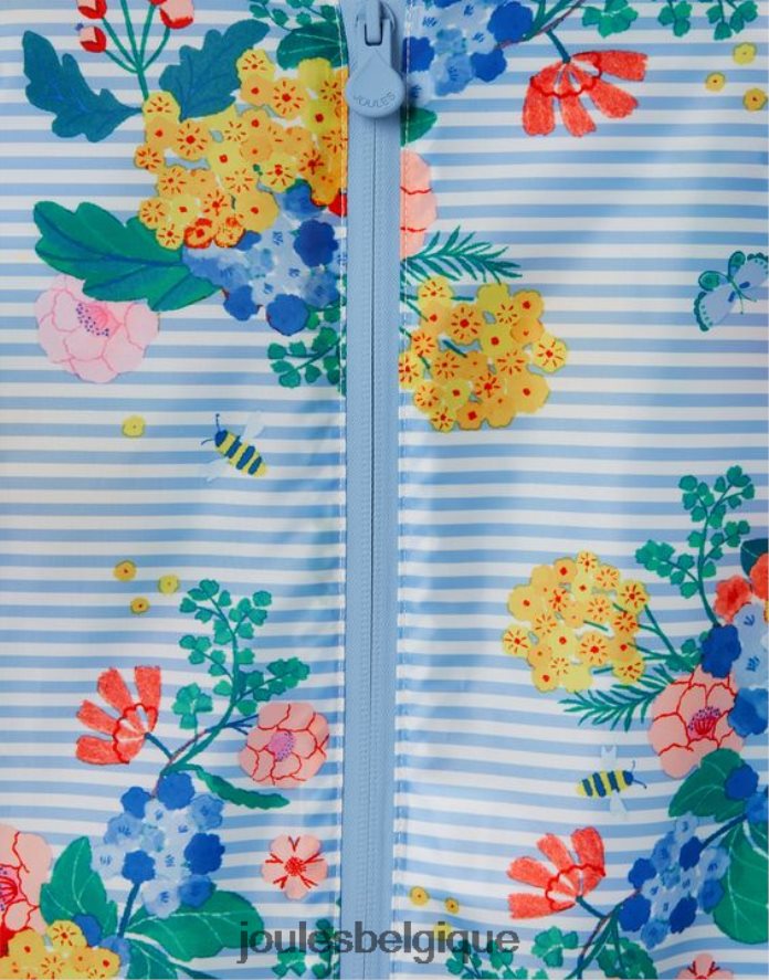 floral à rayures bleues combinaison imperméable flaque d'eau 3 mois-3 ans bébés vêtements Joules ND0H6T414