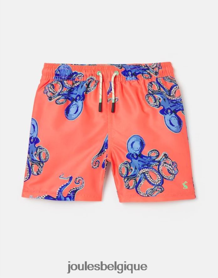 poulpe orange short de bain imprimé océan 2-12 ans bébés vêtements Joules ND0H6T369