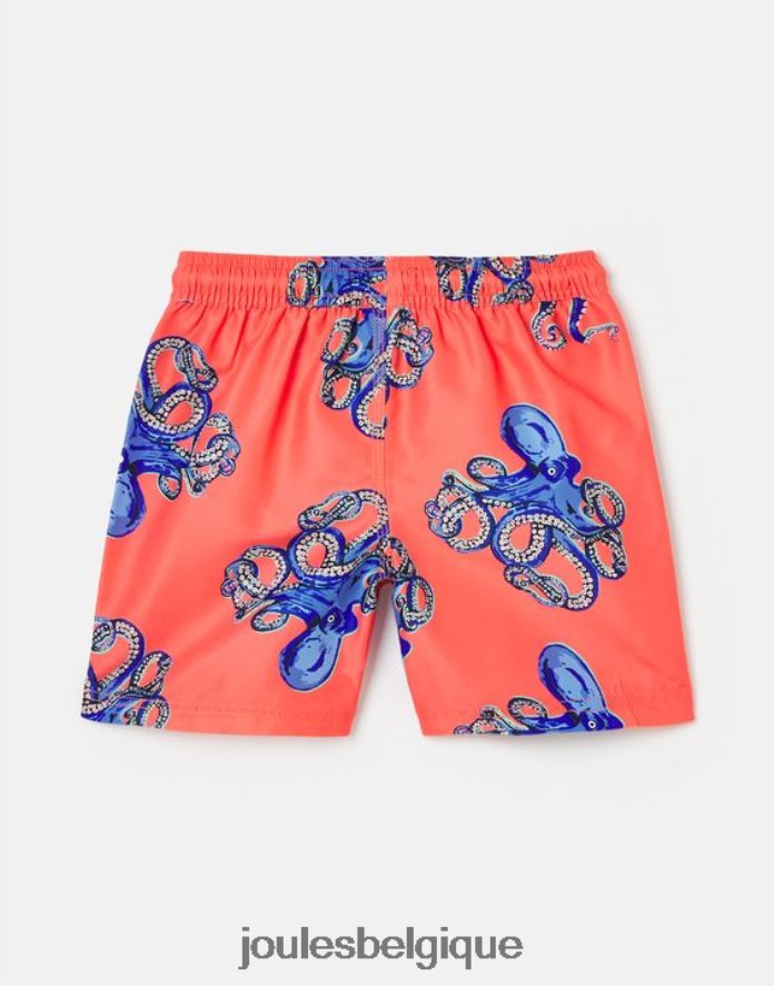 poulpe orange short de bain imprimé océan 2-12 ans bébés vêtements Joules ND0H6T369