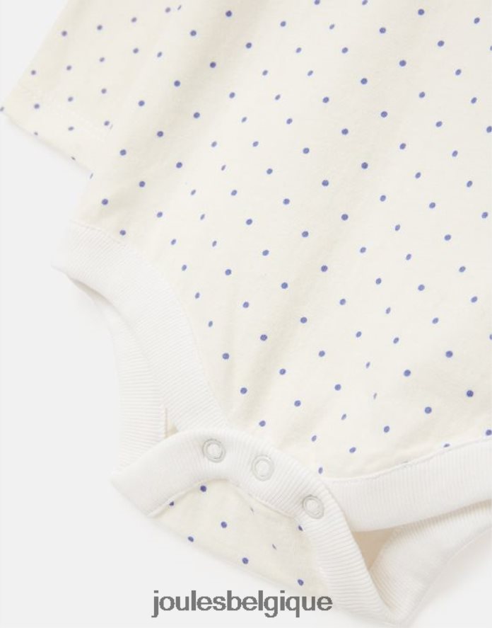 rayure tachetée olive lot de deux bodys 0-9 mois bébés vêtements Joules ND0H6T416