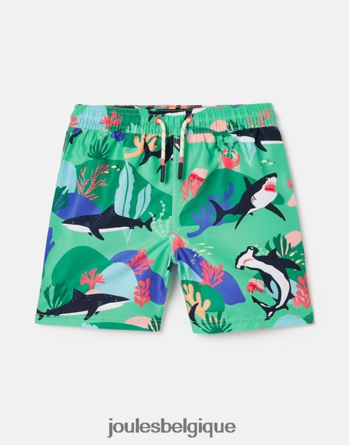 requins verts short de bain imprimé océan 2-12 ans bébés vêtements Joules ND0H6T357
