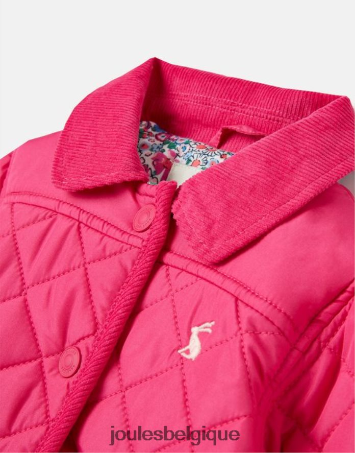 rose pétant manteau matelassé mabel 0-3 ans filles vêtements Joules ND0H6T392
