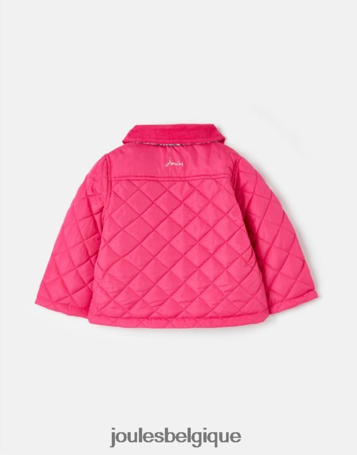 rose pétant manteau matelassé mabel 0-3 ans filles vêtements Joules ND0H6T392