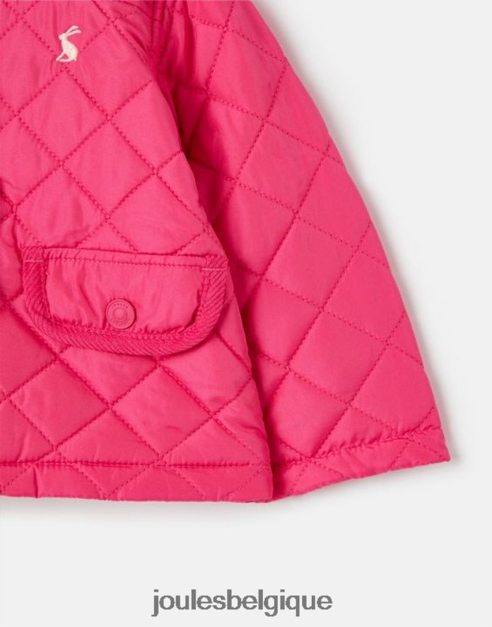 rose pétant manteau matelassé mabel 0-3 ans filles vêtements Joules ND0H6T392