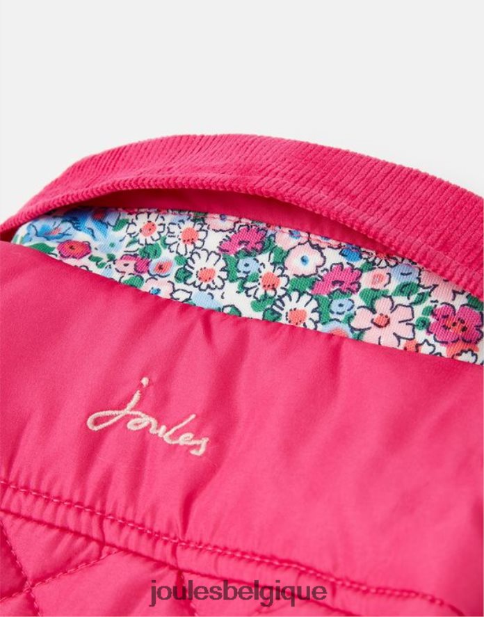 rose pétant manteau matelassé mabel 0-3 ans filles vêtements Joules ND0H6T392