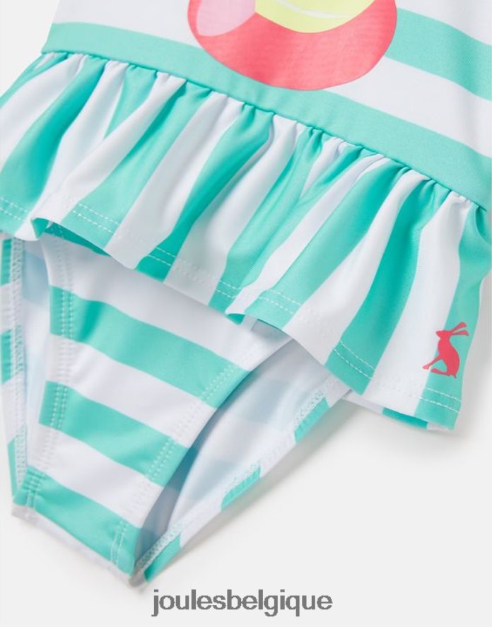 chat à rayures aquatiques maillot de bain frillwell 0-3 ans bébés vêtements Joules ND0H6T420