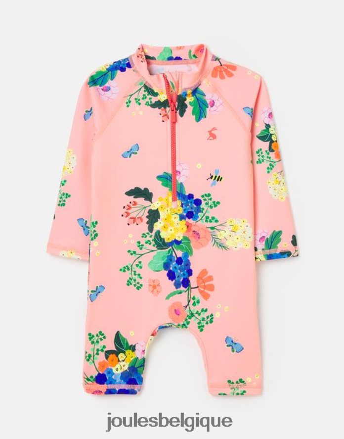 corail floral combinaison anti-éruption solaire 0-3 ans bébés vêtements Joules ND0H6T417