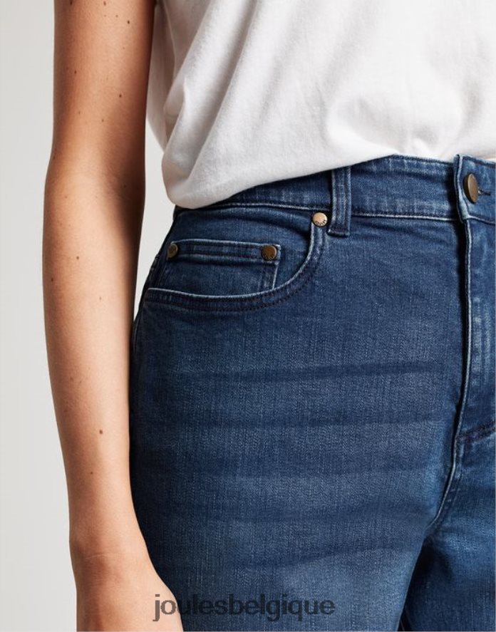 indigo moyen short long en jean shirley femmes vêtements Joules ND0H6T73