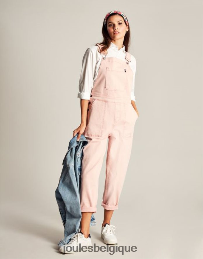 rose salopette en jean rampling femmes vêtements Joules ND0H6T109
