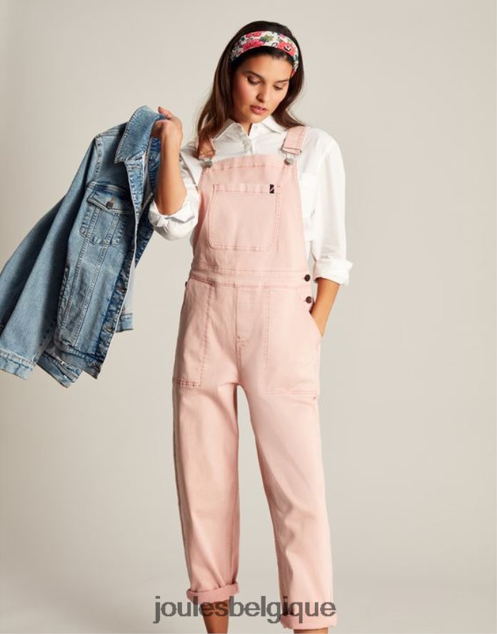 rose salopette en jean rampling femmes vêtements Joules ND0H6T109