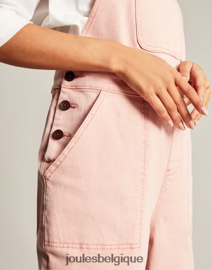 rose salopette en jean rampling femmes vêtements Joules ND0H6T109