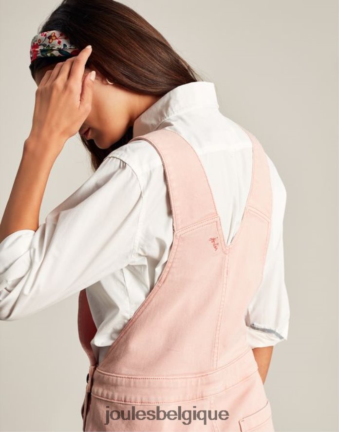 rose salopette en jean rampling femmes vêtements Joules ND0H6T109