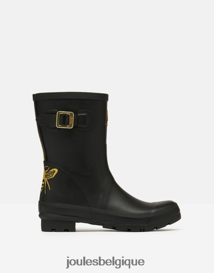 abeille gravée en or bottes de pluie mi-hautes imprimées Molly femmes chaussure Joules ND0H6T149