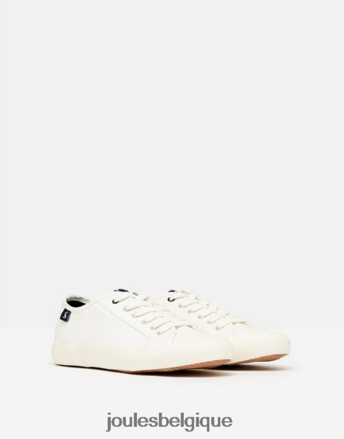 blanc baskets à escarpins Coast bio femmes chaussure Joules ND0H6T141