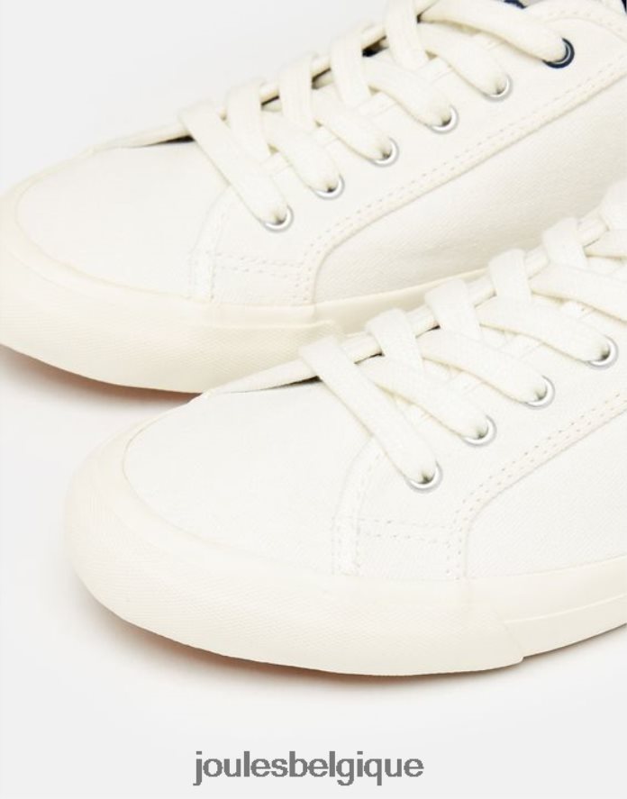 blanc baskets à escarpins Coast bio femmes chaussure Joules ND0H6T141