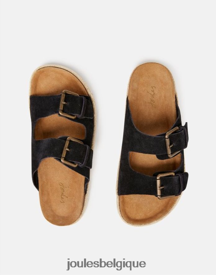 caban marine claquettes à boucle en daim Lucinda femmes chaussure Joules ND0H6T142