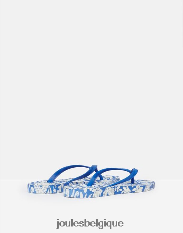 mosaïque indienne bleue tongs sunvale femmes chaussure Joules ND0H6T152