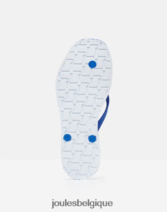 mosaïque indienne bleue tongs sunvale femmes chaussure Joules ND0H6T152