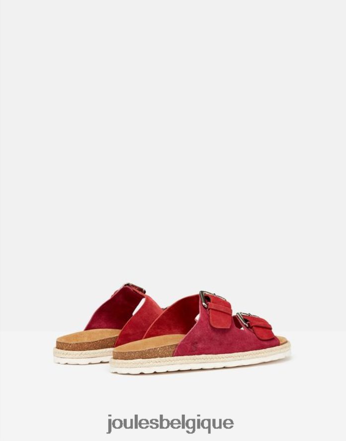rose multicolore claquettes à boucle en daim Lucinda femmes chaussure Joules ND0H6T143