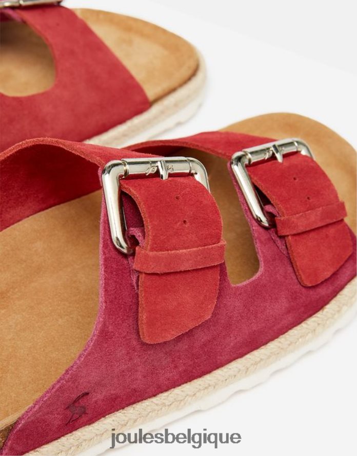 rose multicolore claquettes à boucle en daim Lucinda femmes chaussure Joules ND0H6T143