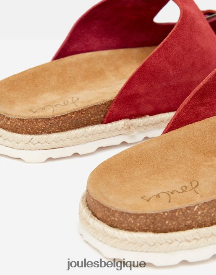 rose multicolore claquettes à boucle en daim Lucinda femmes chaussure Joules ND0H6T143