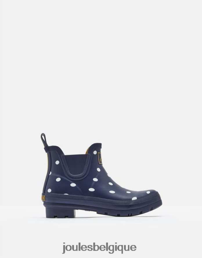spot de la marine française bottes de pluie courtes imprimées femmes chaussure Joules ND0H6T146