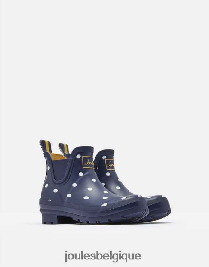 spot de la marine française bottes de pluie courtes imprimées femmes chaussure Joules ND0H6T146