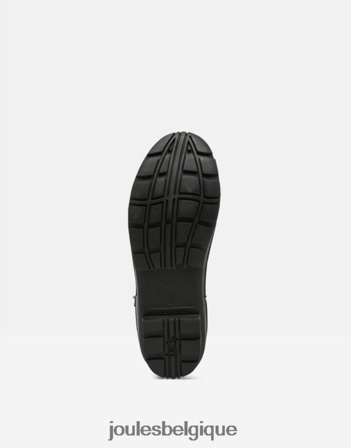 vrai noir bottes de pluie mi-hautes rosalind avec pompon interchangeable femmes chaussure Joules ND0H6T23