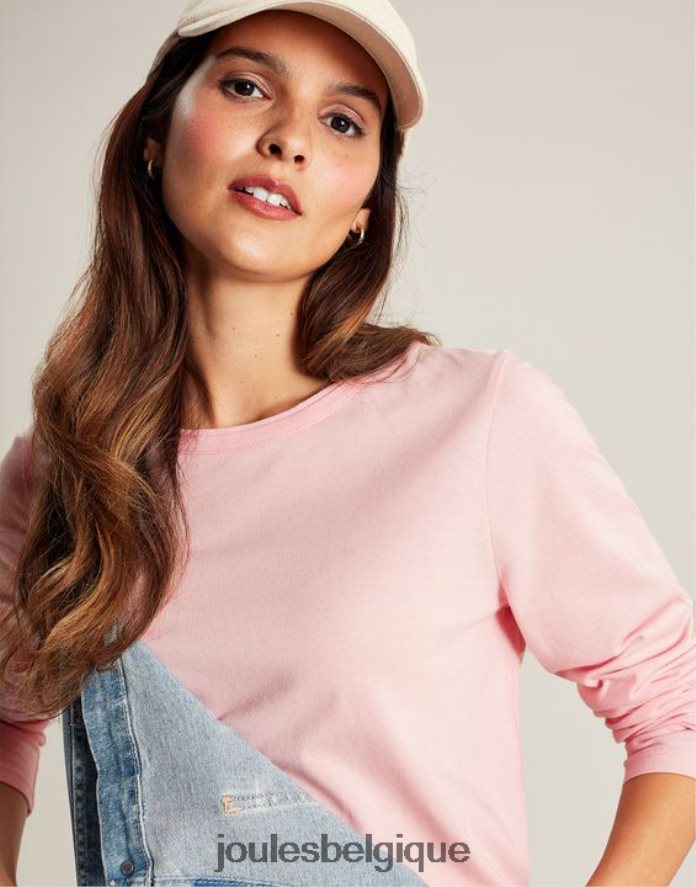 ballerine haut à manches longues Holly Crew femmes vêtements Joules ND0H6T40