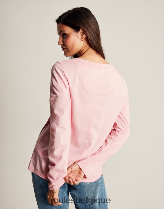 ballerine haut à manches longues Holly Crew femmes vêtements Joules ND0H6T40