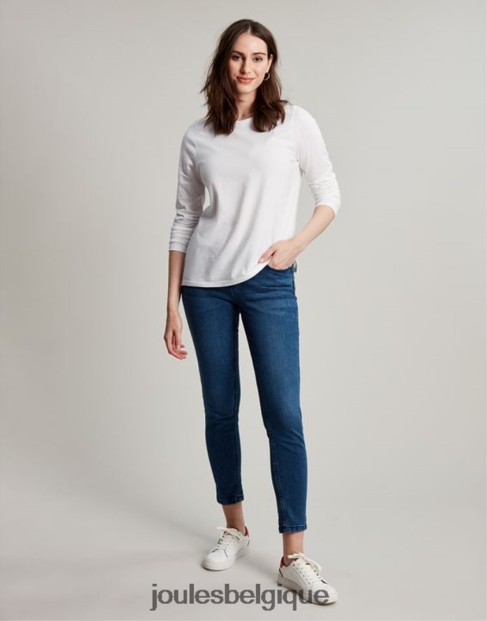 crème haut à manches longues Holly Crew femmes vêtements Joules ND0H6T5