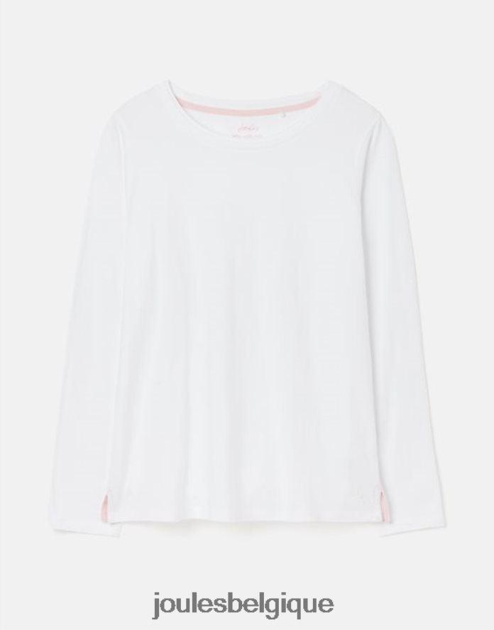 crème haut à manches longues Holly Crew femmes vêtements Joules ND0H6T5