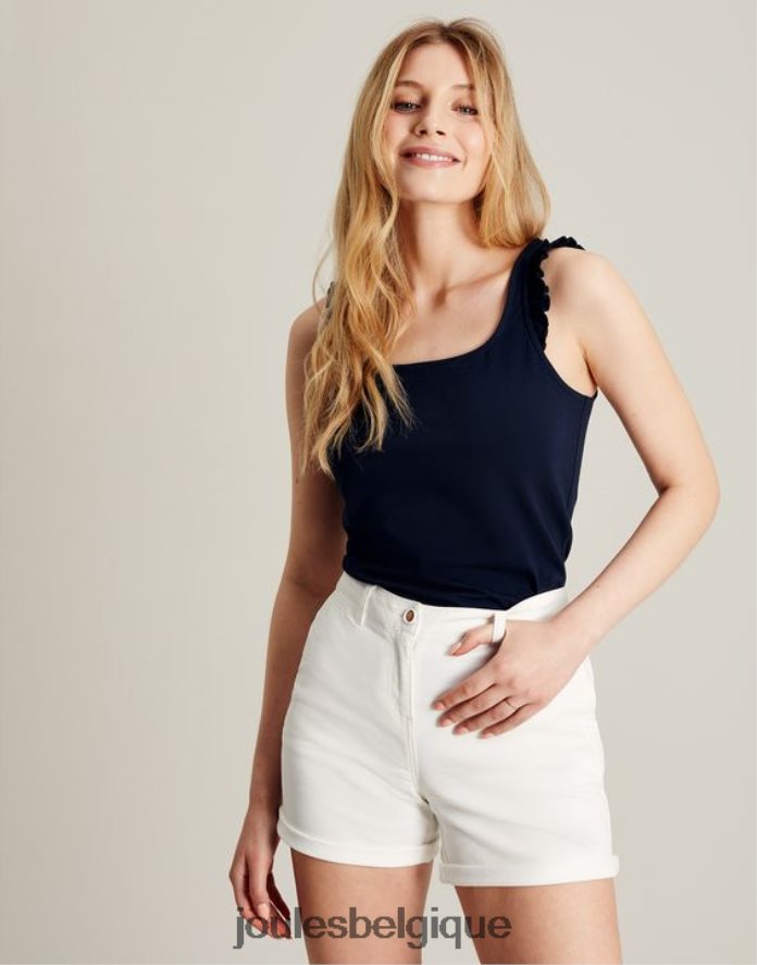 marine française débardeur claire à volants femmes vêtements Joules ND0H6T119
