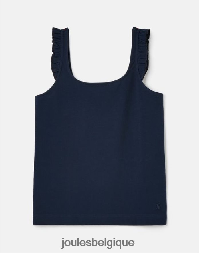 marine française débardeur claire à volants femmes vêtements Joules ND0H6T119