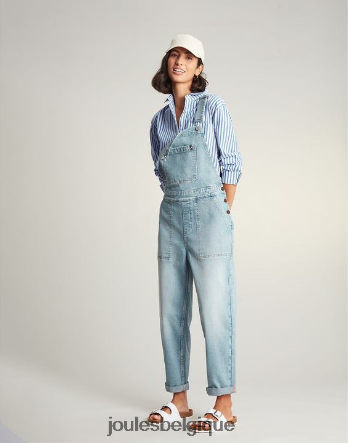 bande bleue amilla - chemise à épaules tombantes femmes vêtements Joules ND0H6T3