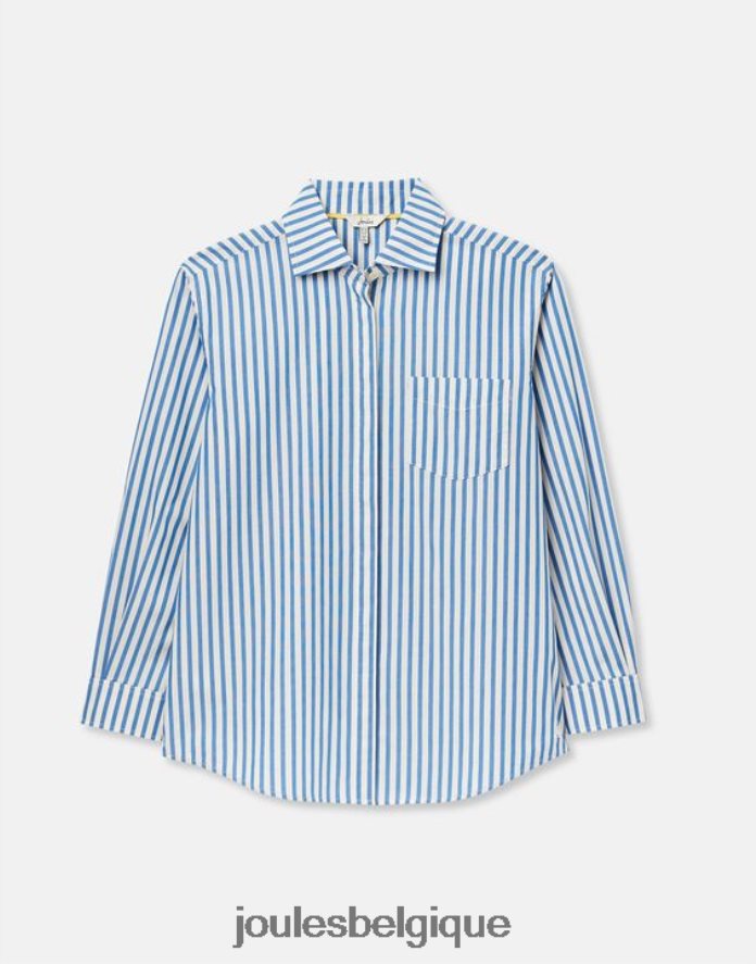 bande bleue amilla - chemise à épaules tombantes femmes vêtements Joules ND0H6T3